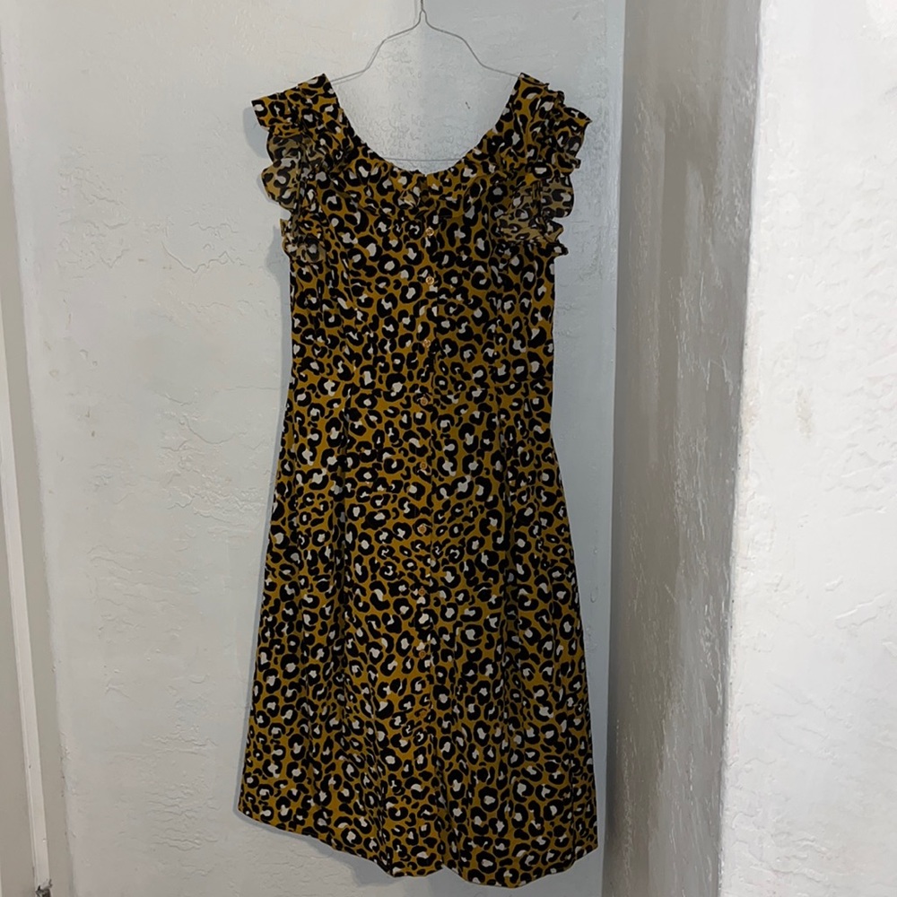 Who What Wear cheetah print fall dress